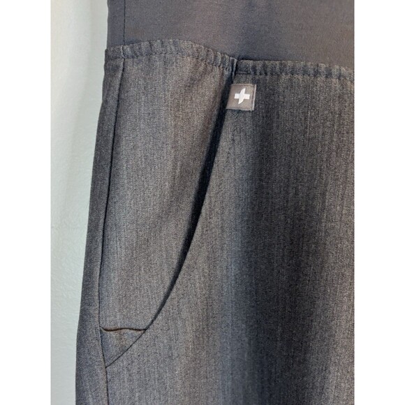 FIGS Women Zamora Jogger Scrub Pants XXL Tall Technical Gray Drawstring Pockets - Picture 5 of 14